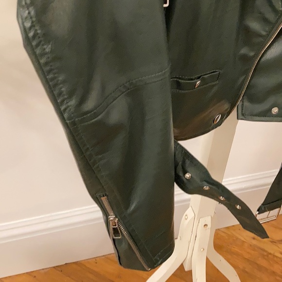 Ci Sono by Cavalini Faux Leather Moto Jacket - Picture 5 of 13